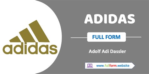 define adidas|what does adidas really mean.